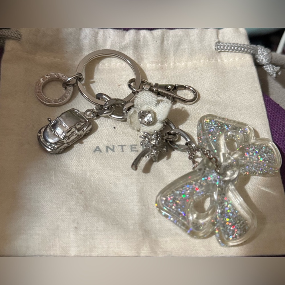 Anteprima Vintage Multi-Charms Keychain/Bag Charm (Multi/Silver) - GUC